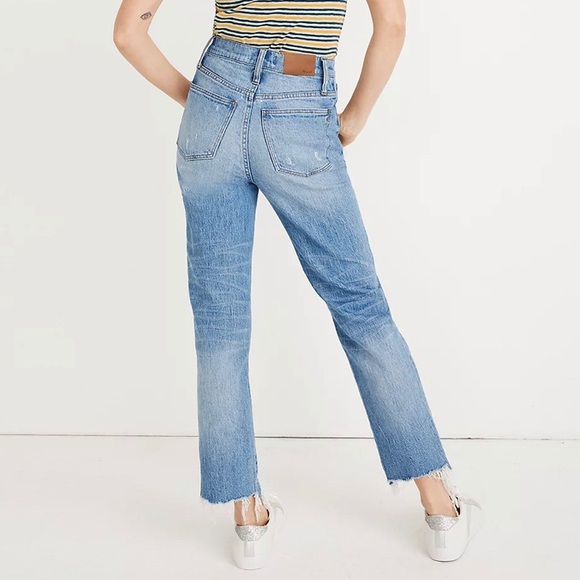 Madewell Classic Straight step-hem jeans - Picture 2 of 12